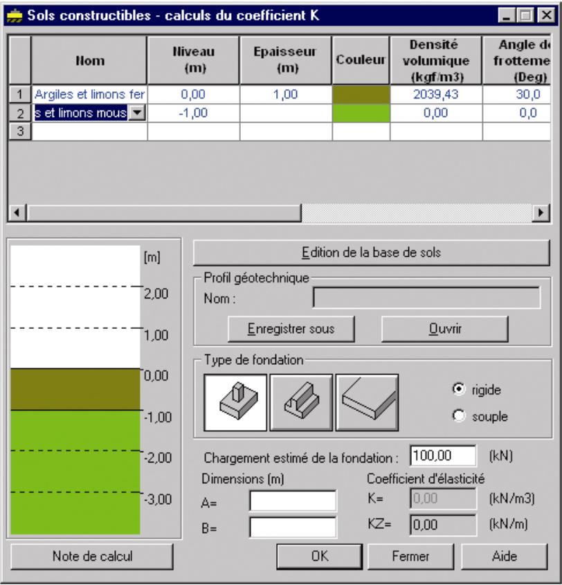 AUTODESK ROBOT STRUCTURAL ANALYSIS 2011 - Définition des appuis élastiques (sols stratifiés) - 2