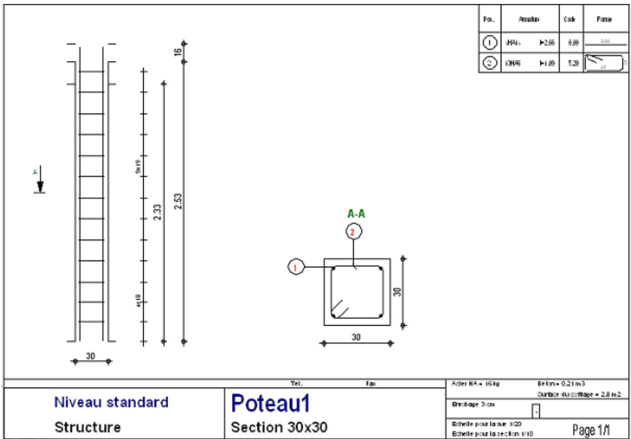 AUTODESK ROBOT STRUCTURAL ANALYSIS 2011 - Dimensionnement des pôtres BA - 5