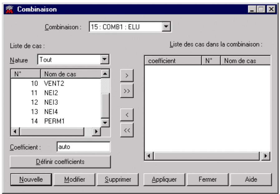 AUTODESK ROBOT STRUCTURAL ANALYSIS 2011 - Combinaisons de charges - 1