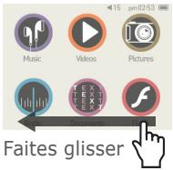 COWON D20-32G-BLK - + Écran le plus récent (IU multi-écrans visible) - 1