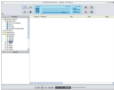 COWON D3 - + Conversion de fichiers video en utilisant COWON MediaCenter - JetAudio - 1