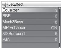 COWON IAUDIO X5 - Opérations simples : utilisation du menu - 8