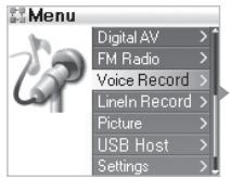 COWON IAUDIO X5 - Mode Voice Record (Enregistrement vocal avec microphone intégré) - 1