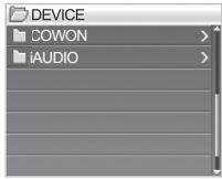 COWON IAUDIO X5 - Utilisation d'appareils compatibles USB - 5