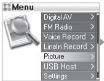 COWON IAUDIO X5 - Mode Picture (Visualisation d/images) - 1
