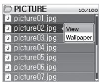 COWON IAUDIO X5 - Mode Picture (Visualisation d/images) - 3