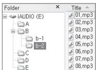 COWON IAUDIO X5 - Opérations simples : utilisation du navigateur - 1