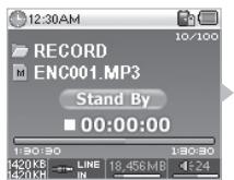 COWON IAUDIO X5 - Mode Line-In Record (Enregistrement à l'aide d'un cable stéreo) - 6