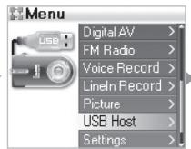 COWON IAUDIO X5 - Utilisation d'appareils compatibles USB - 2