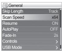 COWON IAUDIO X5V - Skip Length - 1