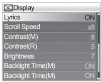 COWON IAUDIO X5V - Status Bar - 1