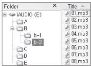 COWON IAUDIO X5V - Opérations simples : utilisation du navigateur - 1