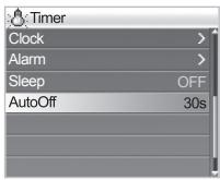 COWON IAUDIO X5V - Timer - 5