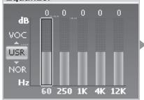 COWON IAUDIO X5V - Opérations simples : utilisation du menu - 11