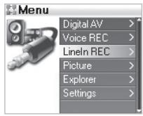 COWON IAUDIO X5V - Menu - 3