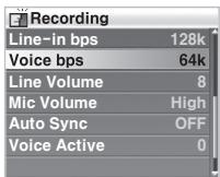 COWON IAUDIO X5V - Line-in bps - 1