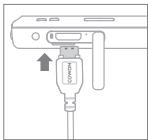 COWON X7 - Branchement sur le secteur et charge – Connexion et déconnexion à un PC - 2