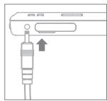 COWON X7 - Branchement sur le secteur et charge – Connexion et déconnexion à un PC - 1