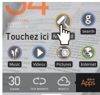COWON Z2 PLENUE - + Ajout et suppression d'icones sur l'écran d'accueil - 2