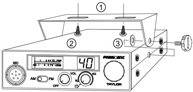 PRESIDENT TAYLOR III - 1) ELEGIR EL EMPLAZAMIENTO Y MONTAJE DEL PUESTO MOVIL - 1