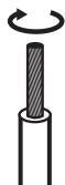 SHERWOOD R-904 - ■Raccordement des fils des enceintes - 1