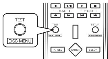 SHERWOOD RD-8504 - Annulez la fonction tonalités de test. - 1