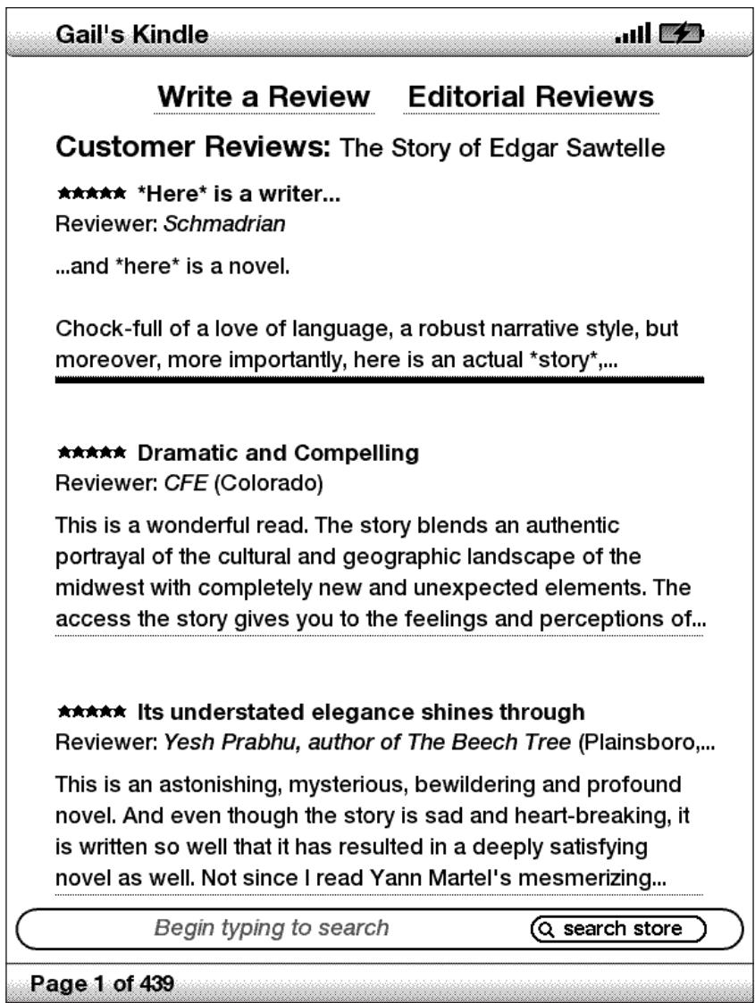 AMAZON KINDLE - LIRE les commentaires - 1
