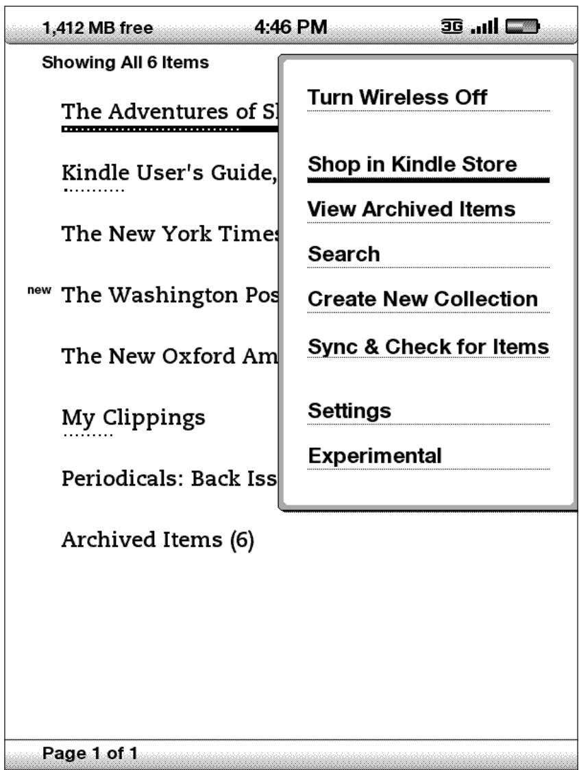 AMAZON KINDLE - Navigation - 1