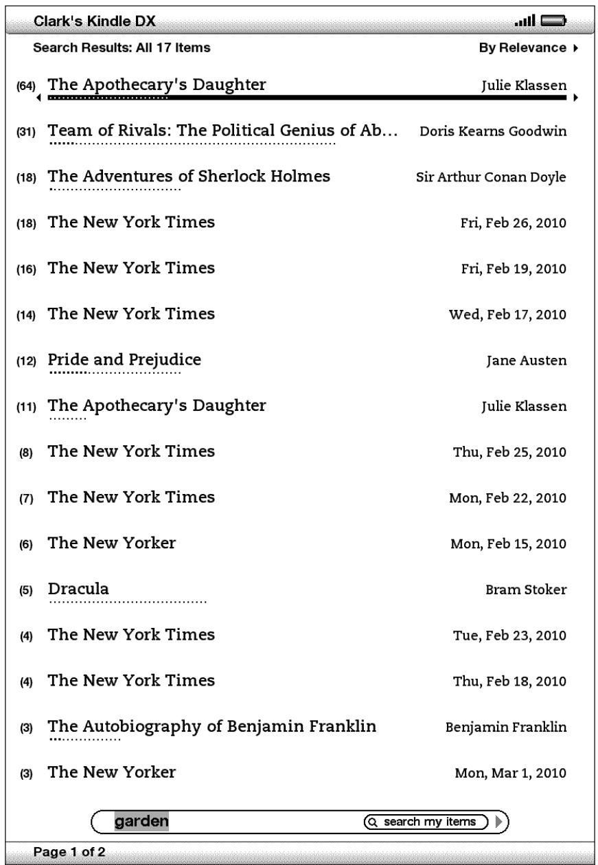 AMAZON KINDLE DX - Page des résultats de la recherche - 1