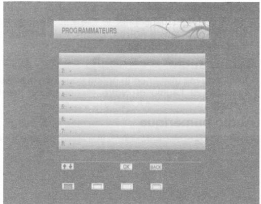 AXIL RS3240 - Réglage des minuteries d'enregistrement - 1