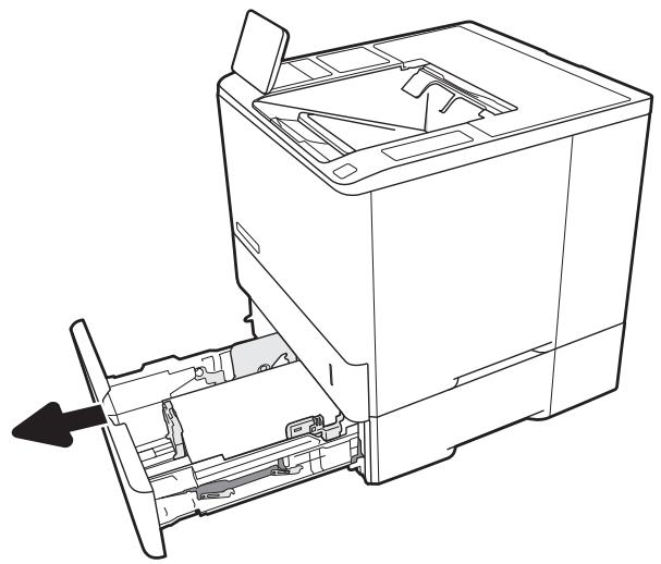 HP LASERJET ENTERPRISE M607N - Clear paper jams in Trays 2, 3, 4, or 5 - 2