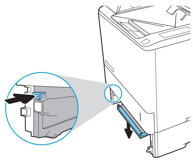 HP LASERJET ENTERPRISE M607N - Clear paper jams in Tray 1 - 4