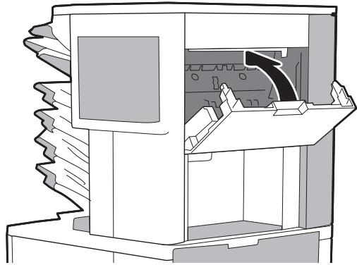 HP LASERJET ENTERPRISE M607N - Clear paper jams in the HP Stapling Mailbox accessory - 3