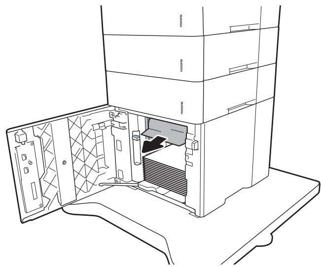 HP LASERJET ENTERPRISE M607N - Clear paper jams in the 2,100-sheet high-capacity input tray - 2