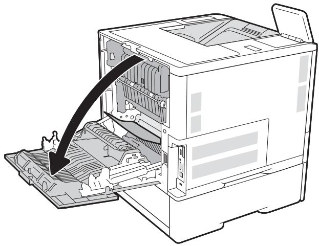 HP LASERJET ENTERPRISE M607N - Clear paper jams in the duplexer - 1