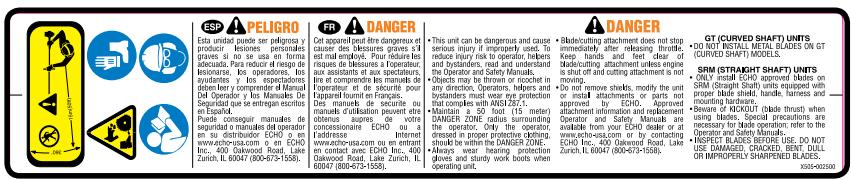 ECHO SRM-230 - DESCRIPTION - 4