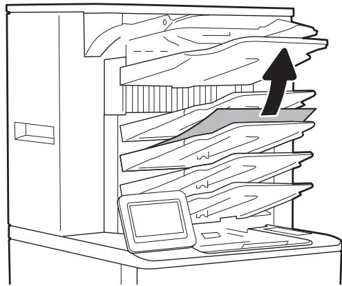 HP LASERJET ENTERPRISE M609DN,  LASERJET ENTERPRISE M609X - Clear paper jams in the HP Stapling Mailbox accessory - 1
