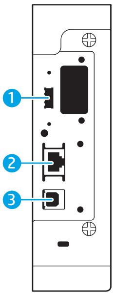 HP LASERJET ENTERPRISE M609DN,  LASERJET ENTERPRISE M609X - Interface ports - 1
