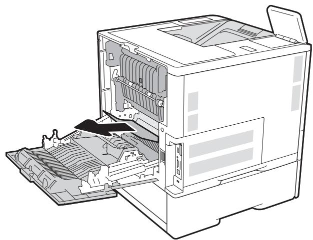 HP LASERJET ENTERPRISE M609DN,  LASERJET ENTERPRISE M609X - Clear paper jams in the duplexer - 2