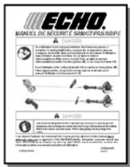 ECHO SRM-230S - CONTENU - 2