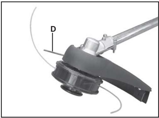 ECHO SRM-260S - INSTALLATION DE LA TÉTE DE COUPE À LIGNE NYLON - 2