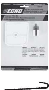 ECHO SRM-260S - DANGER - 1