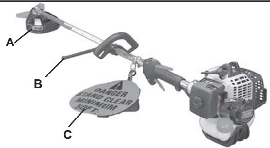 ECHO SRM-260S - Les lames à herbe requièrent : - 1