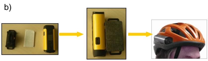 VIVITAR DVR908MFD - Using the Sticker Fix with your Helmet - 2