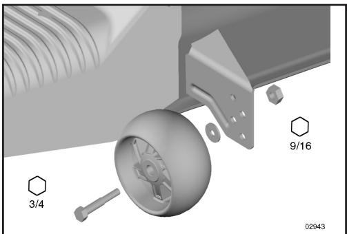 POULAN XT19H42YT - POUR RÉGLER LES ROUES DE JAUGE (Voir la Fig. 9) - 1