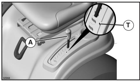 POULAN XT19H42YT - POUR RÉGLER LA HAUTEUR DE COUPE DE LA TONDEUSE (Voir la Fig. 8) - 1