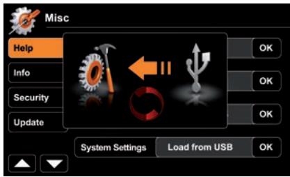 ZENEC 3141D - SETUP: IMPORT/EXPORT SYSTEM SETTINGS - 2
