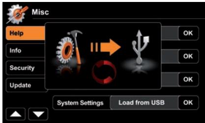 ZENEC 3141D - SETUP: IMPORT/EXPORT SYSTEM SETTINGS - 1