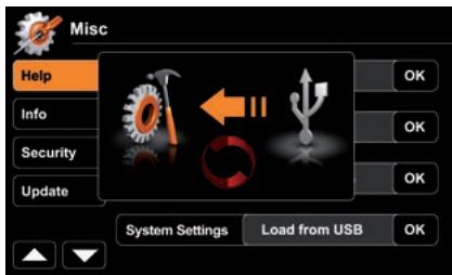 ZENEC 3141D - SETUP: IMPORT/EXPORT SYSTEM SETTINGS - 2