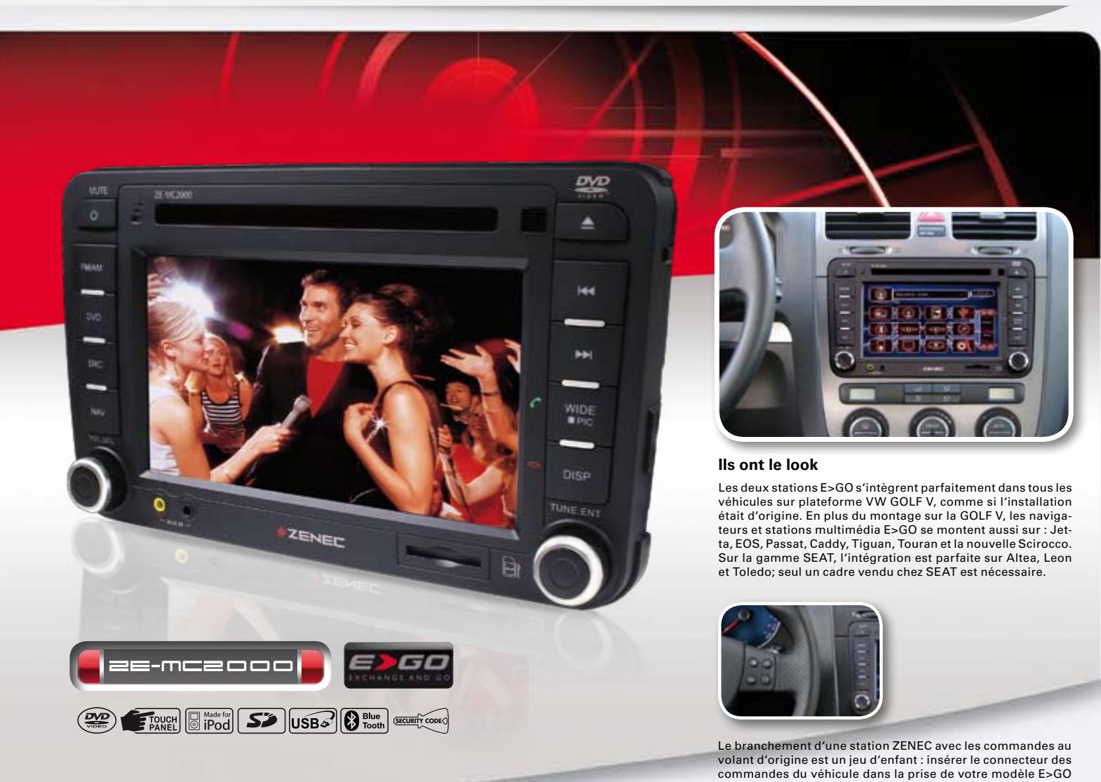 ZENEC ZE-NC520 - Génélement simple + facile - 2